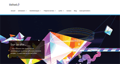 Desktop Screenshot of mathweb.fr
