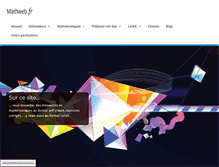 Tablet Screenshot of mathweb.fr
